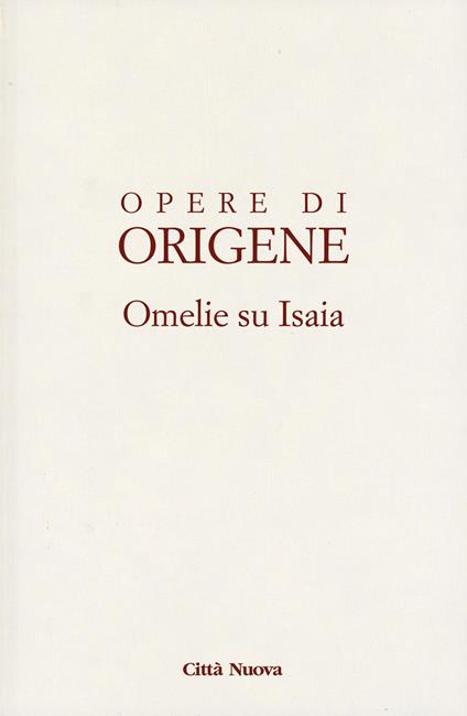 Omelie su Isaia - Origene - copertina