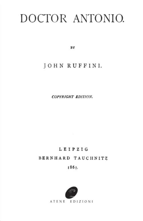Doctor Antonio - John Ruffini - copertina