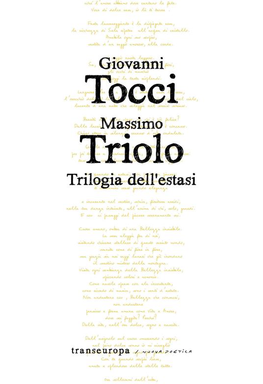 Trilogia dell'estasi - Giovanni Tocci,Massimo Triolo - copertina