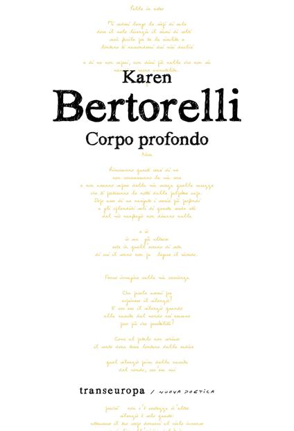 Corpo profondo - Karen Bertorelli - copertina