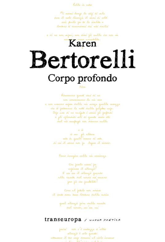 Corpo profondo - Karen Bertorelli - copertina