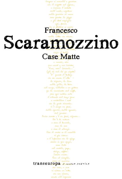 Case matte - Francesco Scaramozzino - copertina