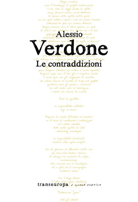 Le contraddizioni - Alessio Verdone - copertina