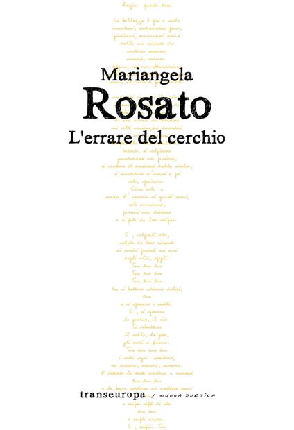L'errare del cerchio - Mariangela Rosato - copertina