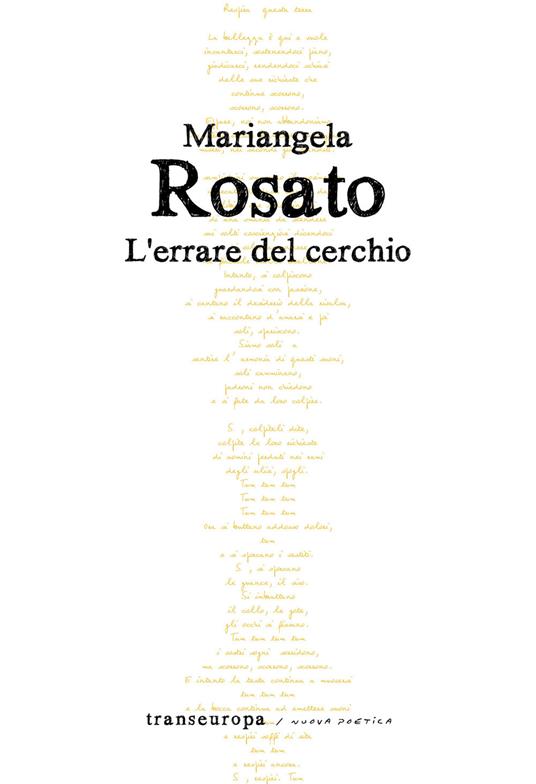 L'errare del cerchio - Mariangela Rosato - copertina