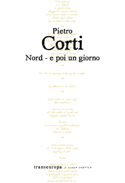 Nord - e poi un giorno - Pietro Corti - copertina