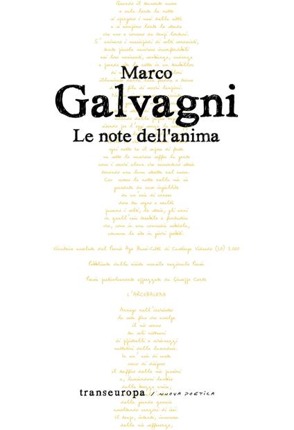 Le note dell'anima - Marco Galvagni - copertina