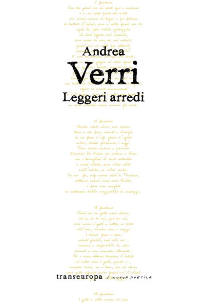 Leggeri arredi - Andrea Verri - copertina