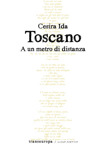 A un metro di distanza - Cesira Ida Toscano - copertina