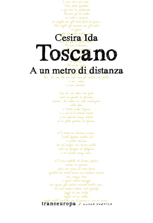 A un metro di distanza - Cesira Ida Toscano - copertina