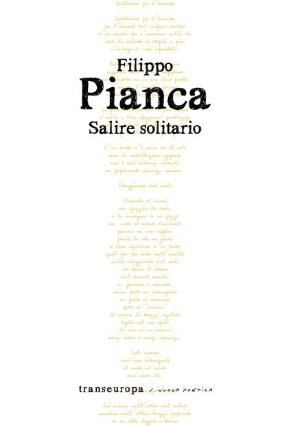 Salire solitario - Filippo Pianca - copertina