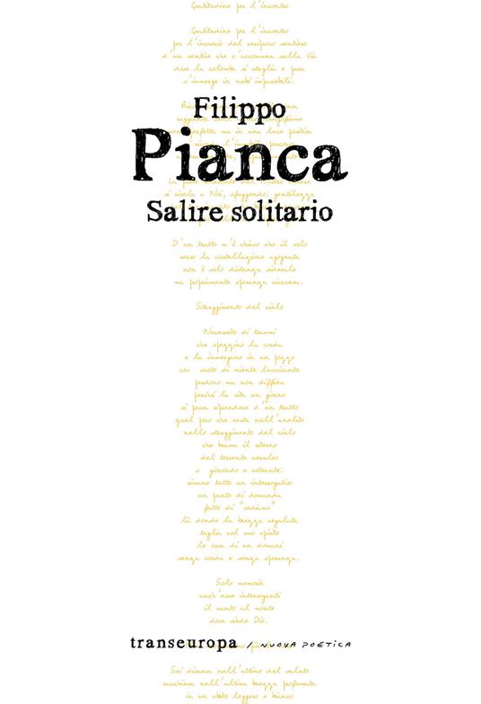 Salire solitario - Filippo Pianca - copertina