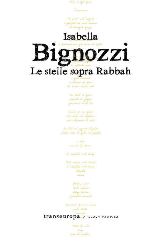 Le stelle sopra Rabbah - Isabella Bignozzi - copertina