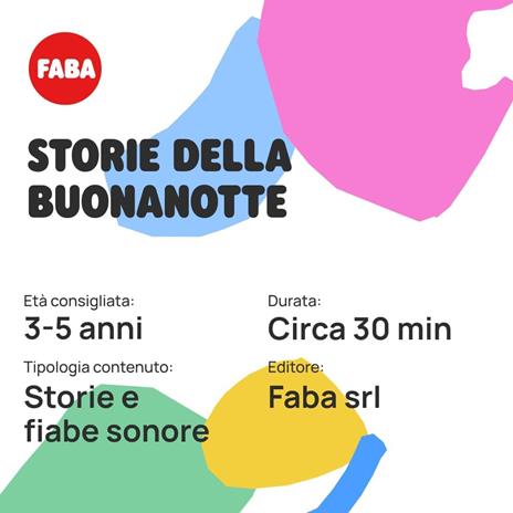 FABA personaggio sonoro - Storie della Buonanotte, Gioco educativo - 4