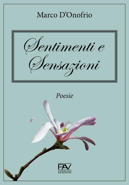 Sentimenti e sensazioni - Marco D'Onofrio - copertina