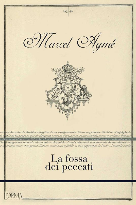 La fossa dei peccati - Marcel Aymé - copertina
