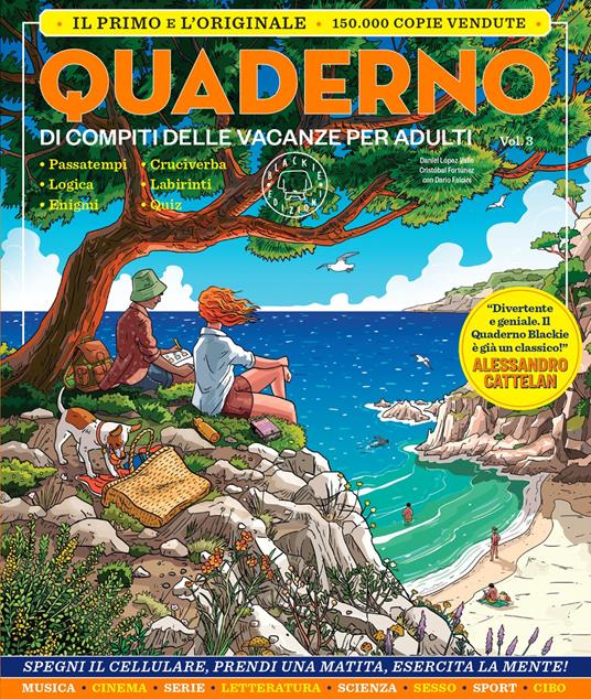 Quaderno di compiti delle vacanze per adulti. L'originale. Vol. 3 - Daniel López Valle,Cristóbal Fortúnez - copertina