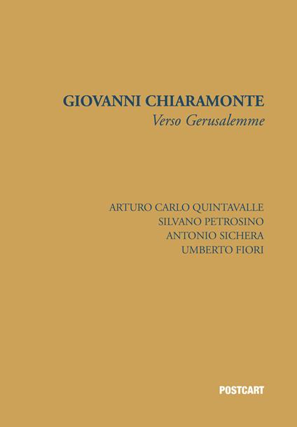 Verso Gerusalemme - Giovanni Chiaramonte - copertina