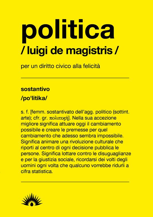 Politica - Luigi De Magistris - copertina