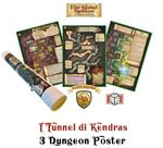 Four Against Darknes 3 Dungeon Poster. Gioco da tavolo