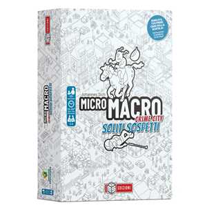 Giocattolo Micromacro: Crime City - Soliti Sospetti. Gioco da tavolo MS Edizioni