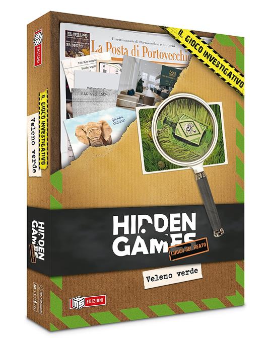 Hidden Games - Veleno Verde. Gioco da tavolo - MS Edizioni