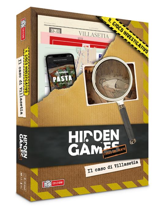 Hidden Games - Il Caso Di Villasetia. Gioco da tavolo