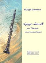 Arpeggi e intervalli per clarinetto in tutte le tonalità Maggiori