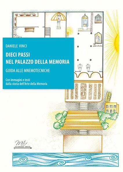 Dieci passi nel palazzo della memoria. Guida alle mnemotecniche - Daniele Vinci - copertina