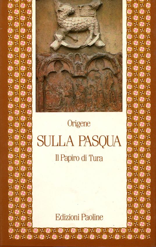 Sulla Pasqua. Il papiro di Tura - Origene - copertina