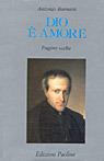 Dio è amore. Pagine scelte - Antonio Rosmini - copertina