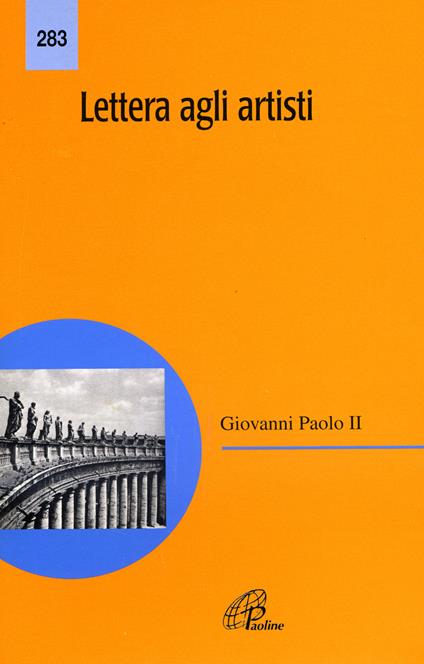 Lettera agli artisti - Giovanni Paolo II - copertina