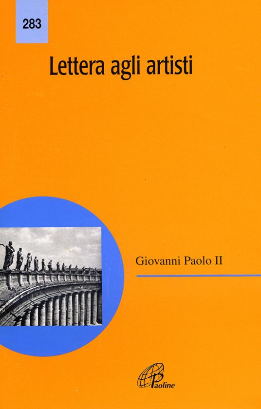 Lettera agli artisti - Giovanni Paolo II - copertina