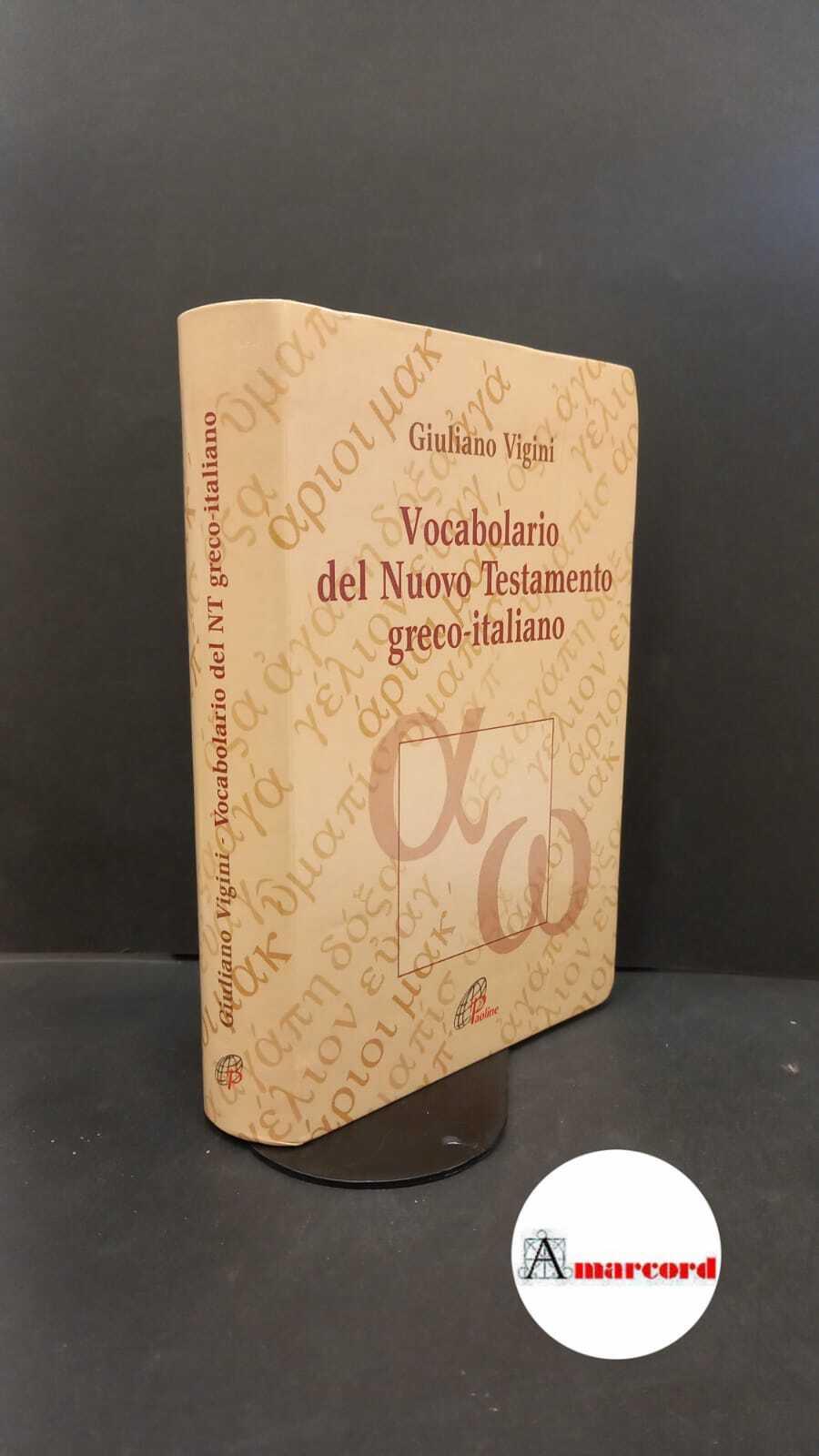 Vocabolario del Nuovo Testamento greco-italiano