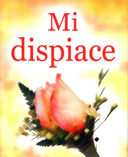 Mi dispiace - copertina