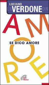 Se dico amore - Luciano Verdone - copertina