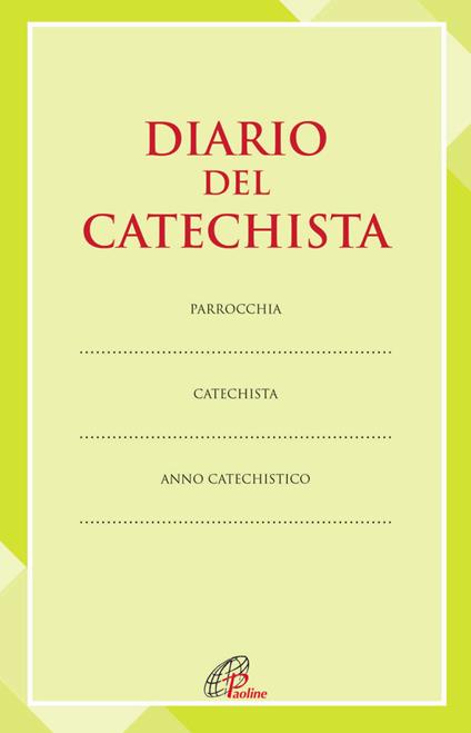 Diario del catechista - copertina