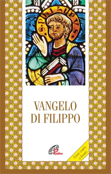Vangelo di Filippo. Testo copto a fronte - copertina