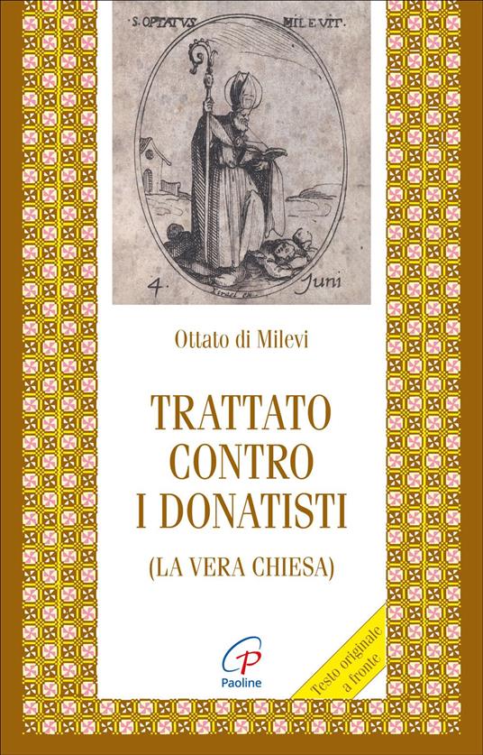 Trattato contro i donatisti (la vera chiesa) - Ottato di Milevi - copertina