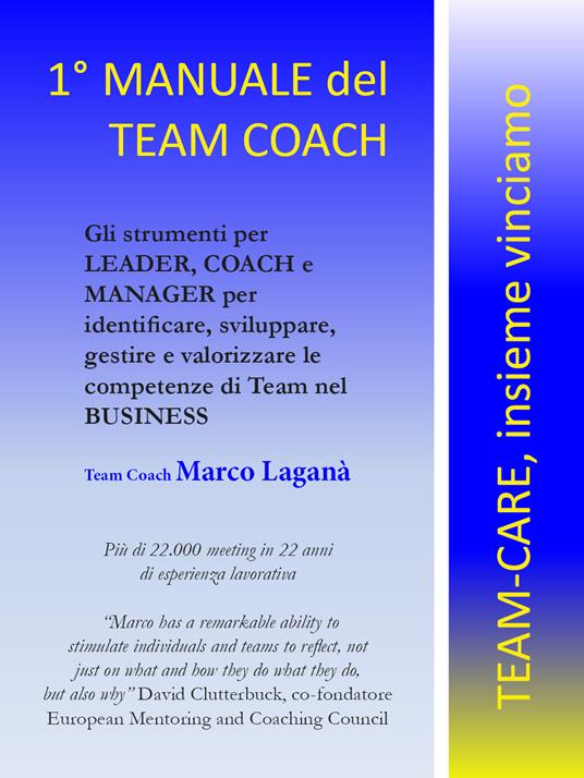 Il manuale del team coach - Marco Laganà - copertina