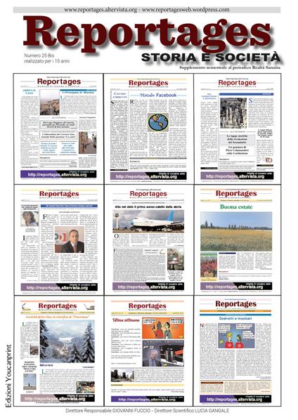 Reportages. Storia e società (2018). Vol. 25 bis - Lucia Gangale - copertina