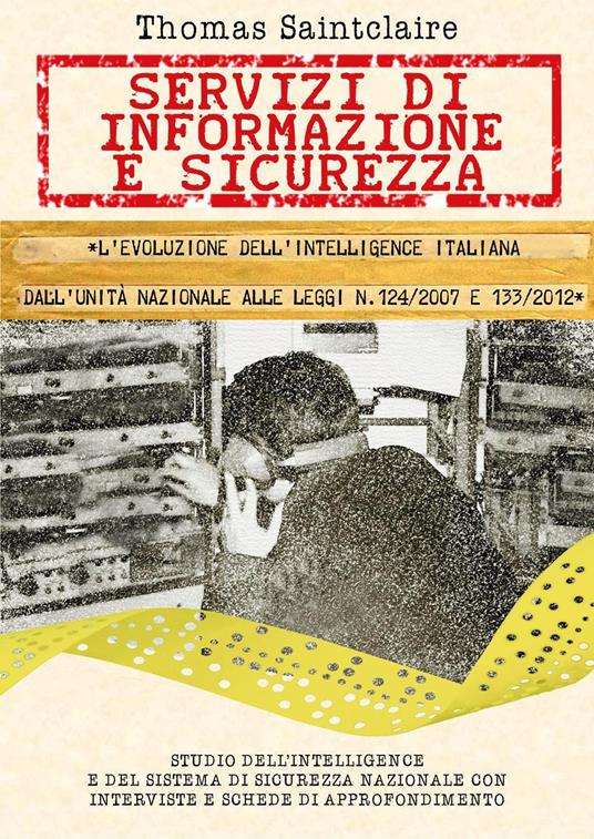 Servizi di informazione e sicurezza - Thomas Saintclaire - copertina