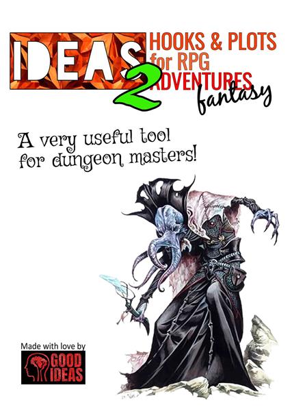 Ideas! Hooks & plots for fantasy RPG adventures. Vol. 2 - copertina