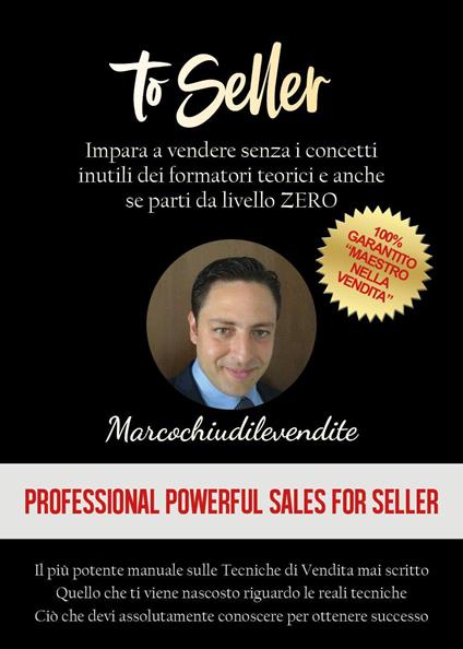 To seller - Marcochiudilevendite - copertina
