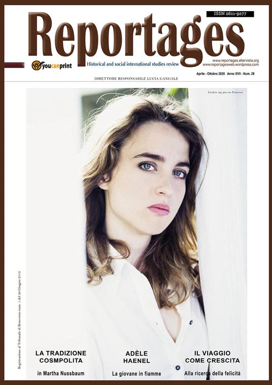 Reportages. Storia e società (2020). Vol. 28: Aprile-ottobre. - copertina