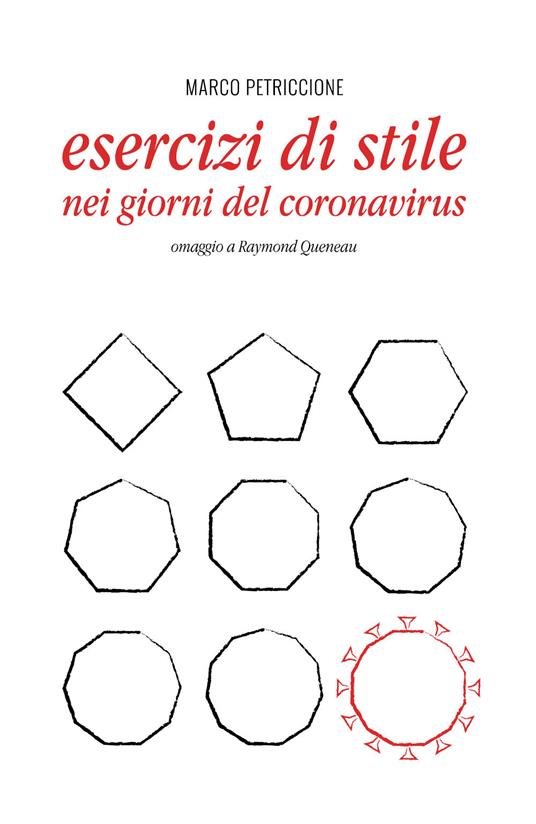 Esercizi di stile nei giorni del Coronavirus - Marco Petriccione - copertina