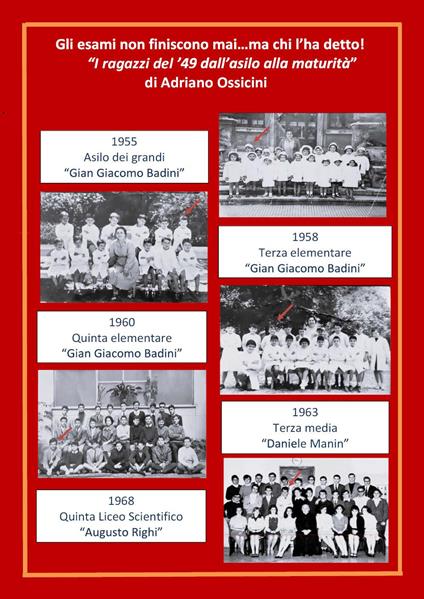 Gli esami non finiscono mai... ma chi l'ha detto! I ragazzi del '49 - Adriano Ossicini - copertina