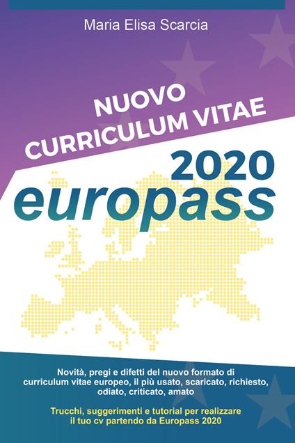 Nuovo curriculum vitae Europass 2020 - Maria Elisa Scarcia - copertina