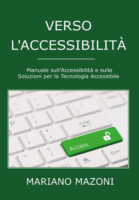 Verso l'accessibilità - Mariano Mazoni - copertina