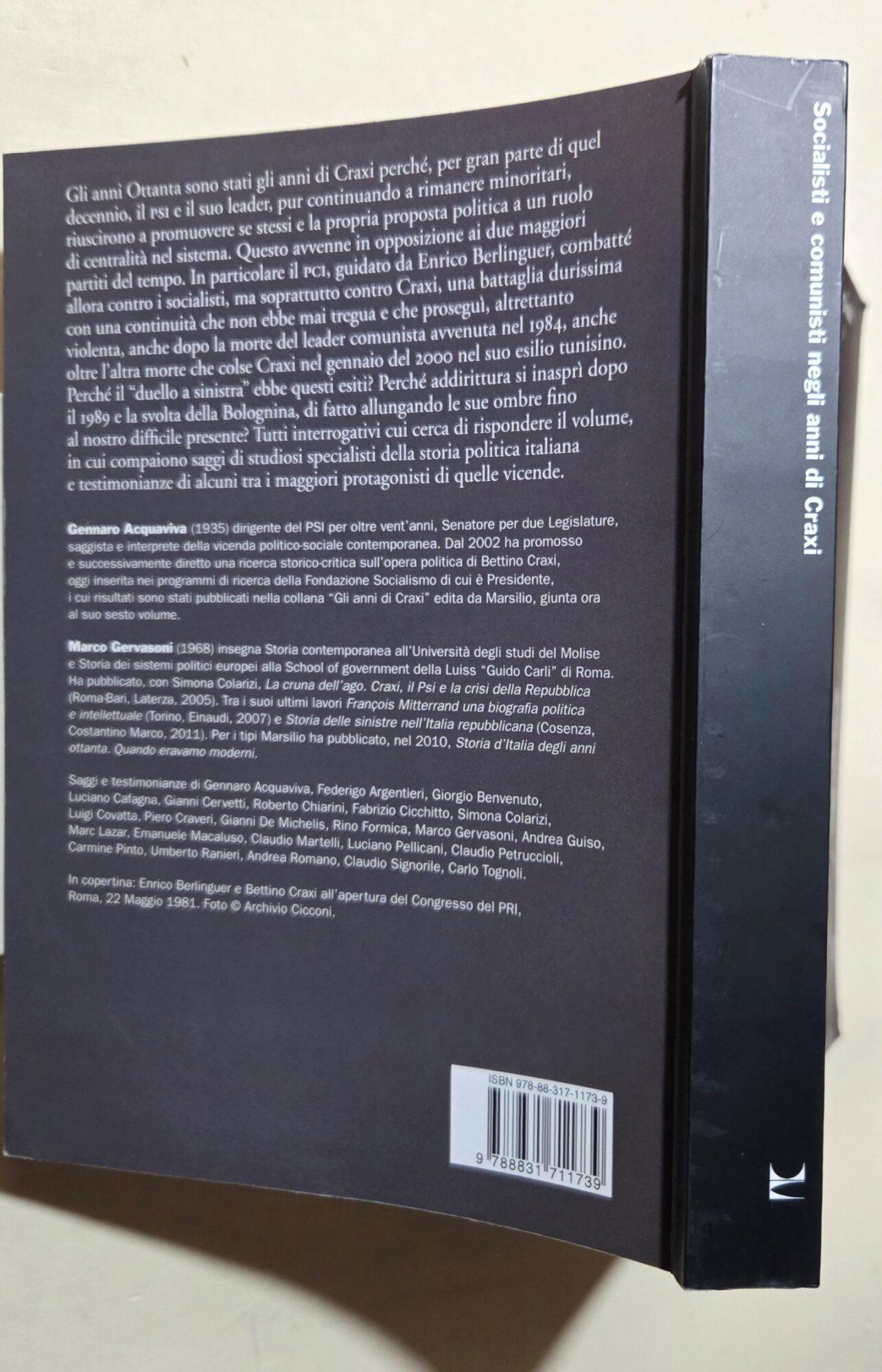 Socialisti e comunisti negli anni di Craxi
